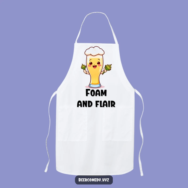 Funny Joyful Ale Glass Apron - Cook and Laugh with this Beer Kitchen Essential