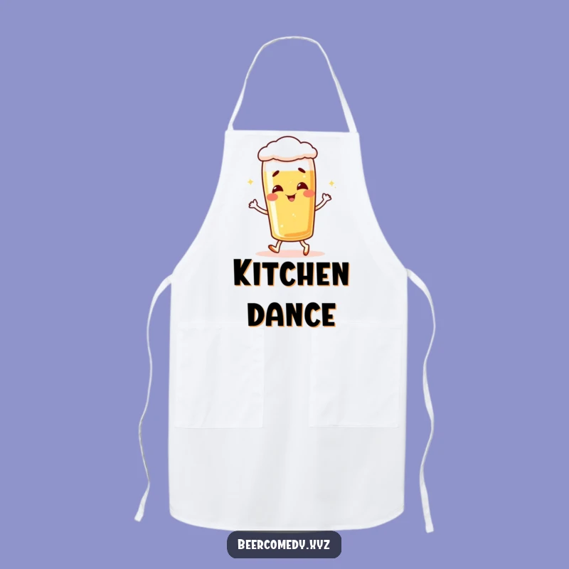 Funny Giggling Lager Glass Apron - Cook with Giggles and Style