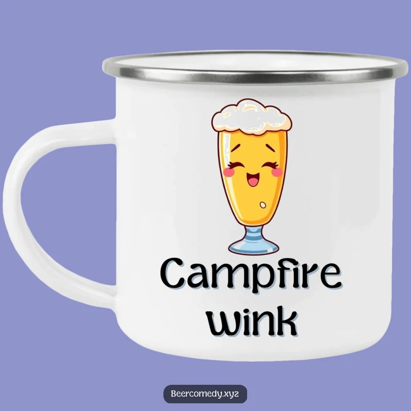 Funny Wobbly Wheat Beer Camping Mug - Your Adventure Buddy with a Wink