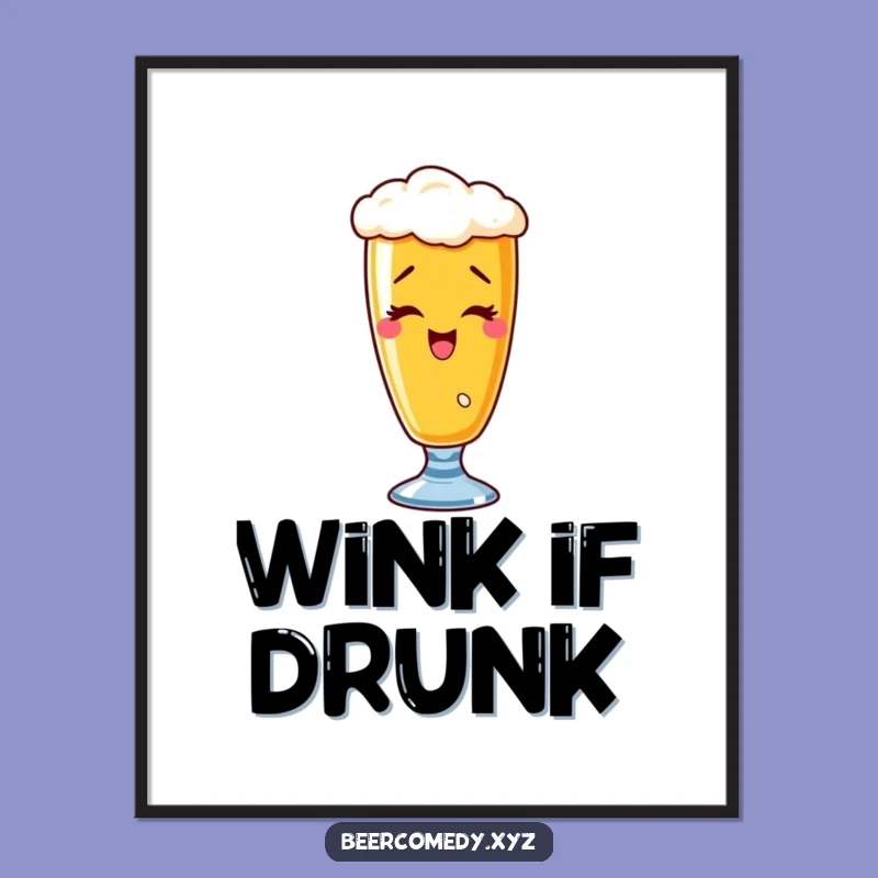 Funny Wobbly Wheat Beer Digital Art - Instant Playful Decor for Your Space