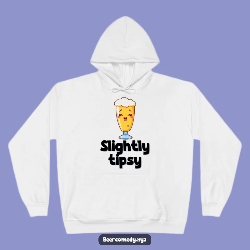 Funny Wobbly Wheat Beer Hoodie - Cozy Comfort with a Cheeky Wink