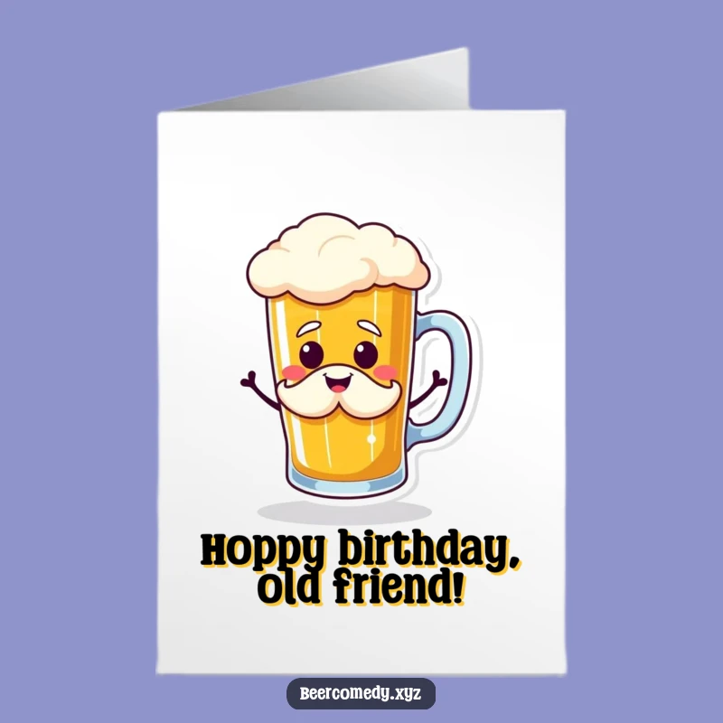 Free Printable Birthday Card: Funny Beer Mug Jig for a Hilarious Downloadable Gift!