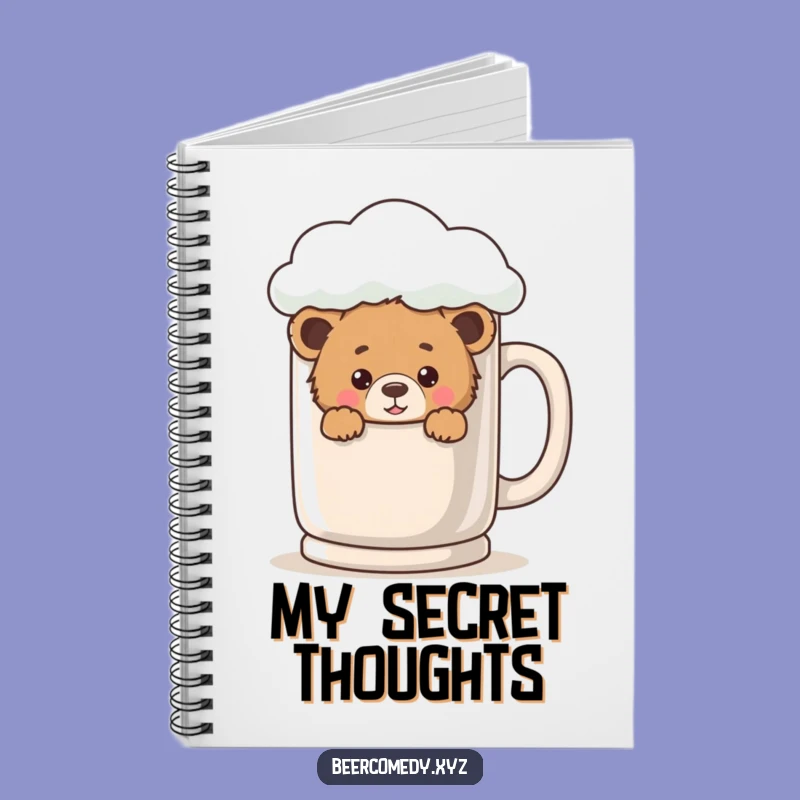 Funny Bear Cub Notebook: Jot Down Ideas with Peek-a-Boo Cub, Perfect Funny Gift