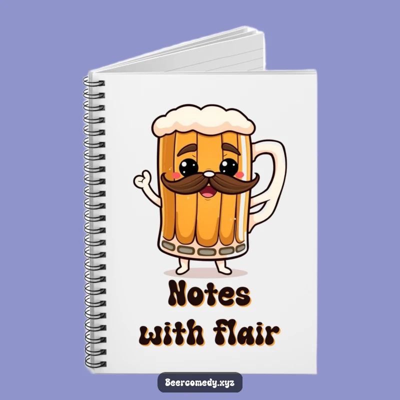 Funny Dancing Stout Mug Notebook - Perfect for Jotting Down Funny Ideas