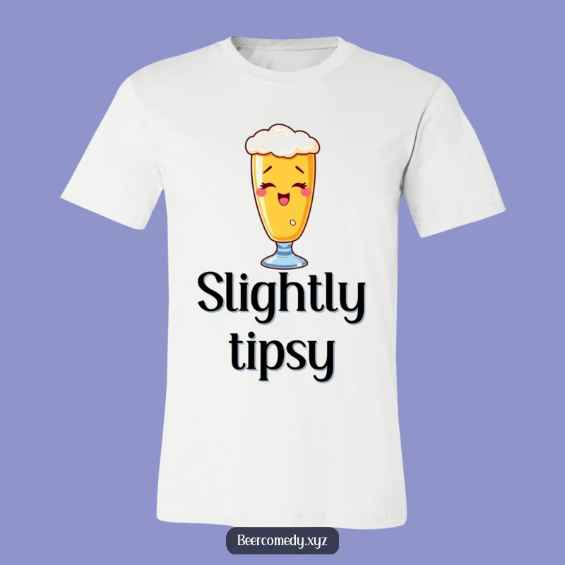 Funny Wobbly Wheat Beer T-Shirt - Wear Your Playful Personality